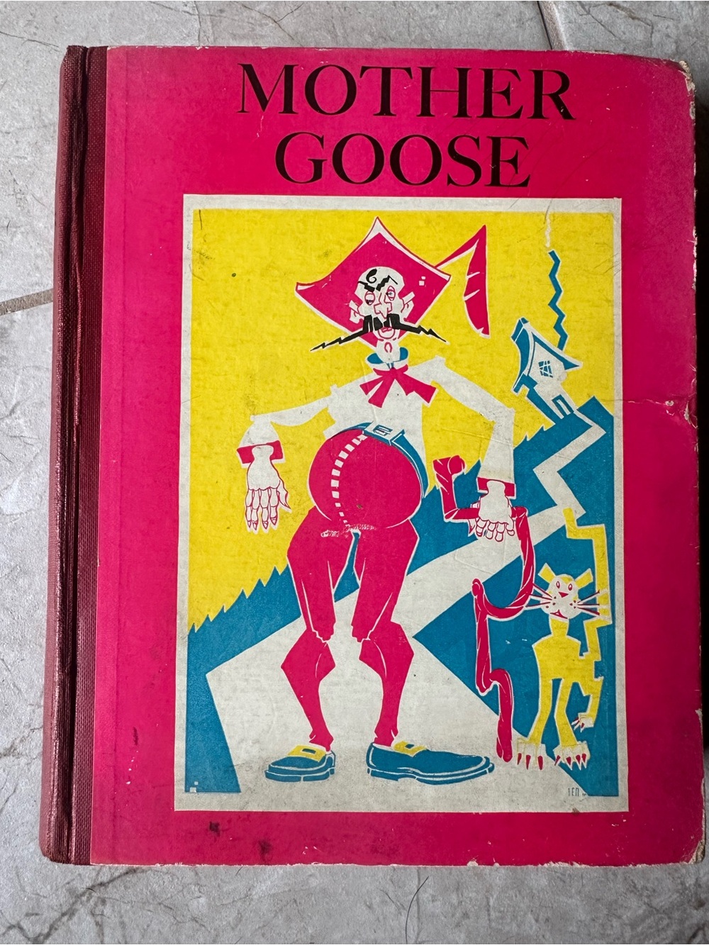 1933 Mother Goose and Nursery Rhymes Mammoth Series 1400 World Syndicate Publish